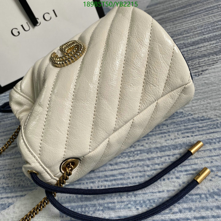 Gucci Bag-(Mirror)-Marmont,Code: YB2215,$: 189USD