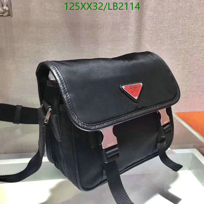 Prada Bag-(Mirror)-Diagonal-,Code: LB2114,$: 125USD