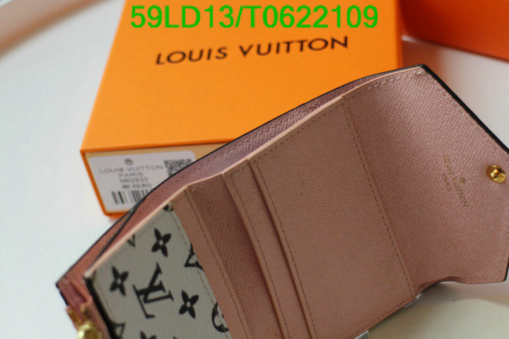 LV Bags-(Mirror)-Wallet-,Code: T0622109,$: 59USD