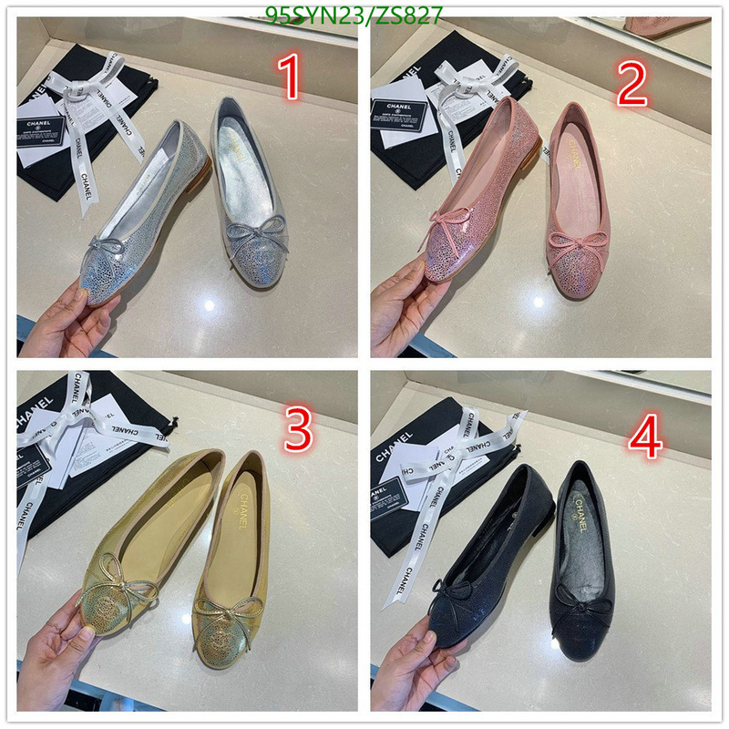 Chanel-Ballet Shoes,Code: ZS827,$: 95USD