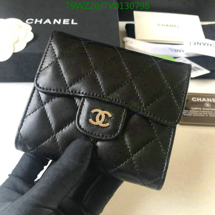 Chanel Bags ( 4A )-Wallet-,Code: TV0130798,$: 79USD