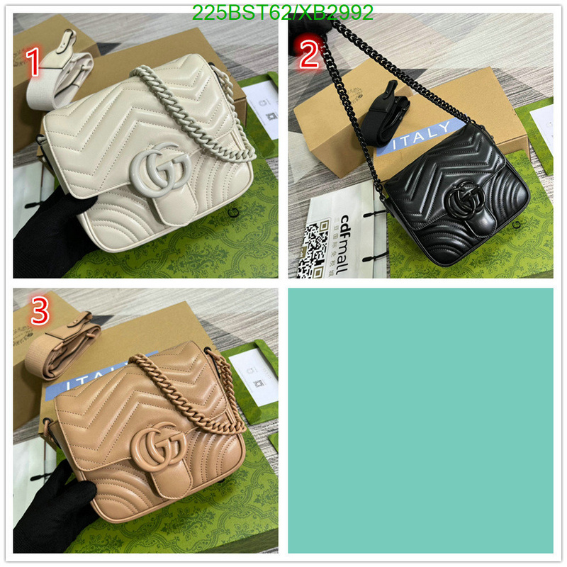 Gucci Bag-(Mirror)-Marmont,Code: XB2992,$: 225USD