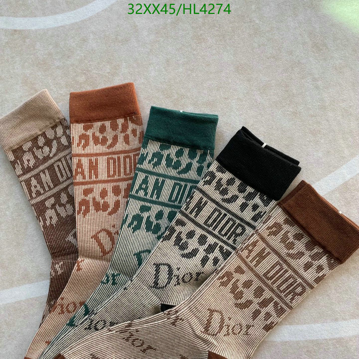 Sock-Dior,Code: HL4274,$: 32USD