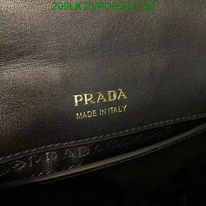 Prada Bag-(Mirror)-Diagonal-,Code: PDB060702,$: 209USD