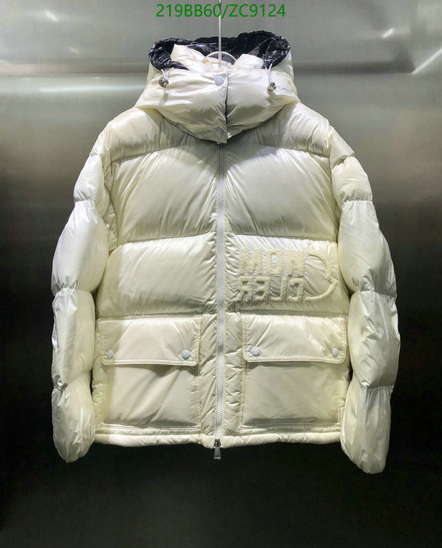 Down jacket Men-Moncler, Code: ZC9124,$: 219USD