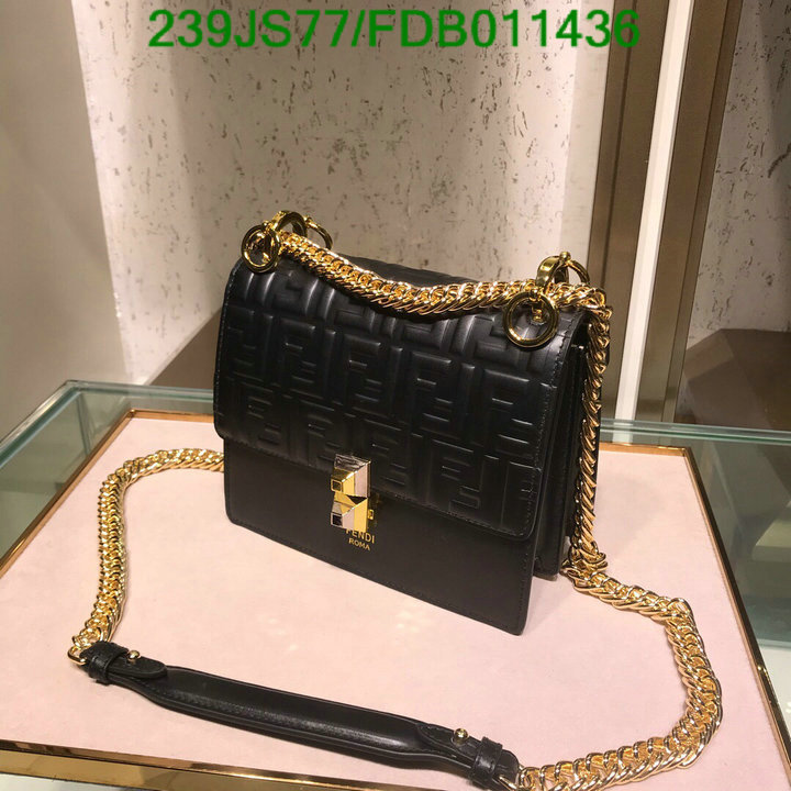 Fendi Bag-(Mirror)-Diagonal-,Code: FDB011436,$: 239USD