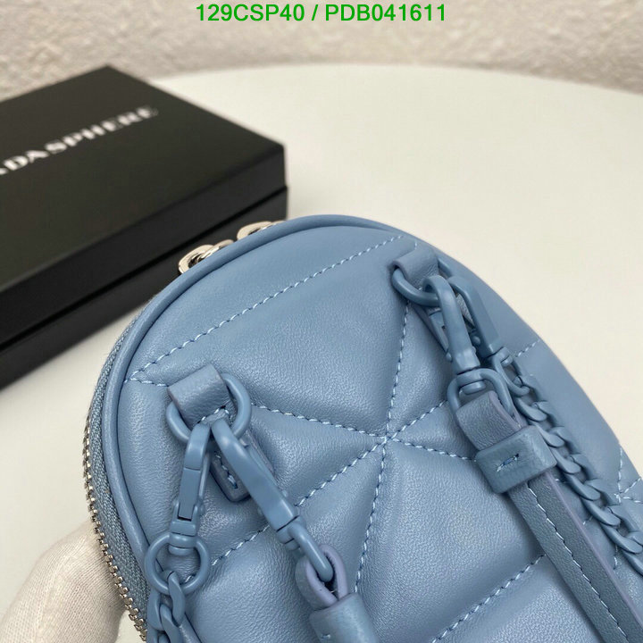 Prada Bag-(Mirror)-Diagonal-,Code: PDB041611,$: 129USD