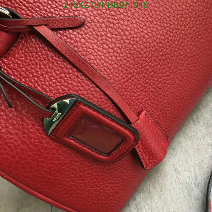 Prada Bag-(Mirror)-Handbag-,Code: PDB011940,$:249USD