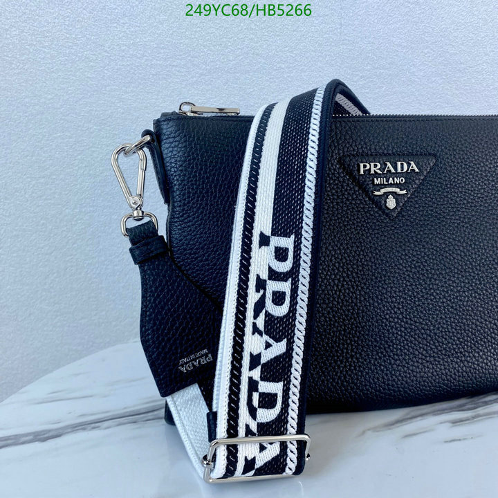 Prada Bag-(Mirror)-Handbag-,Code: HB5266,$: 249USD