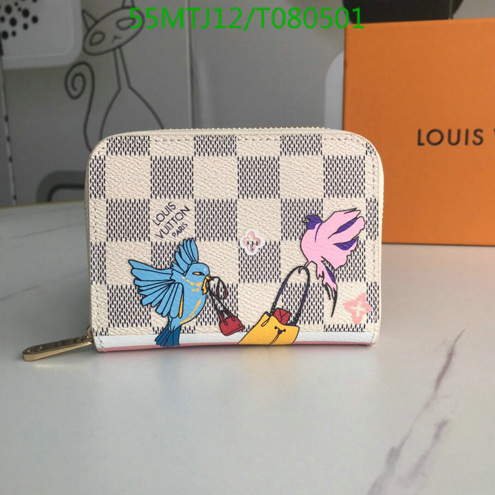 LV Bags-(4A)-Wallet-,Code: T080501,$: 55USD