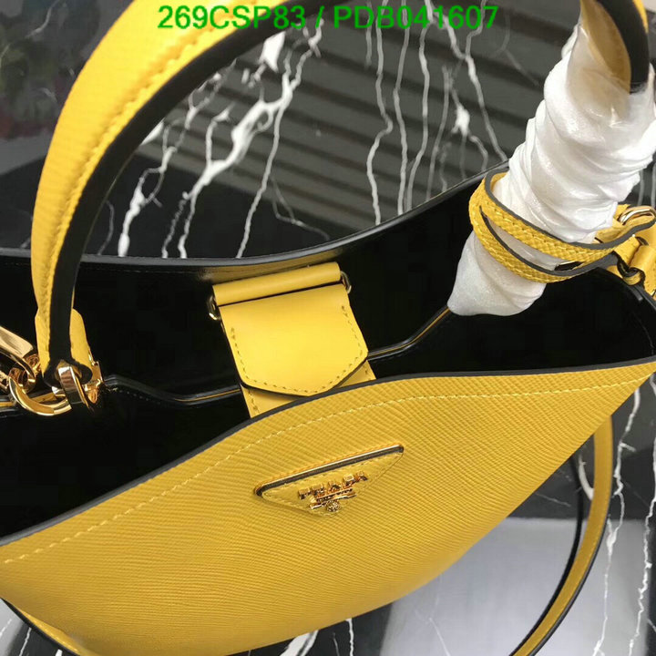 Prada Bag-(Mirror)-Handbag-,Code: PDB041607,$: 269USD