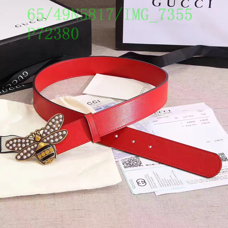 Belts-Gucci, Code： GGP122645,$: 65USD