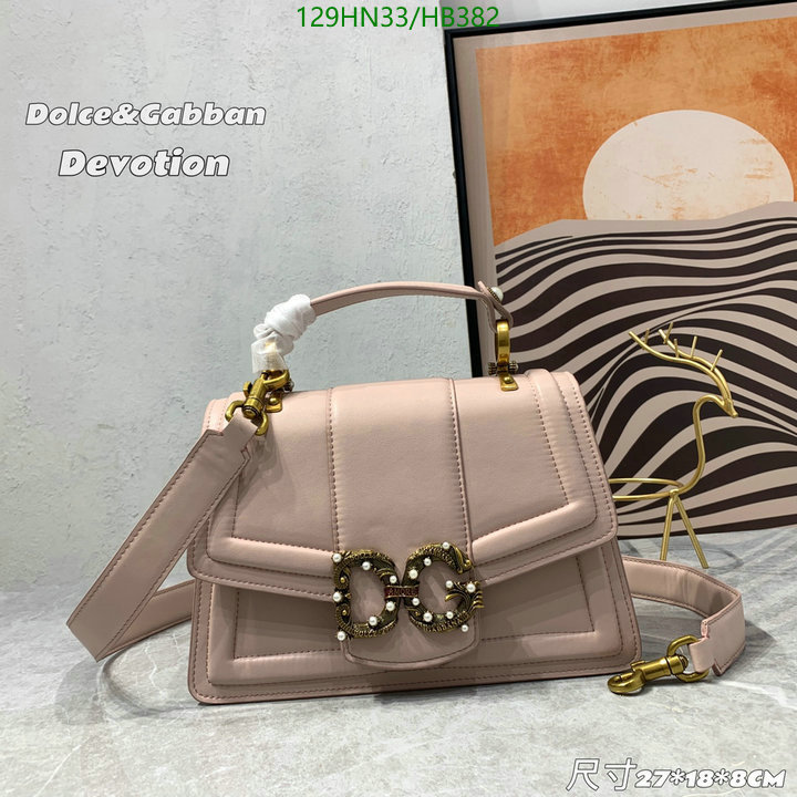 D&G Bag-(4A)-Handbag-,Code: HB382,$: 129USD