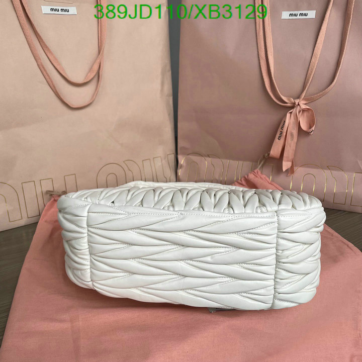 Miu Miu Bag-(Mirror)-Handbag-,Code: XB3129,$: 389USD