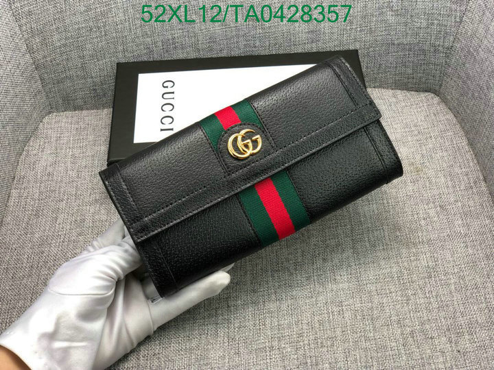 Gucci Bag-(4A)-Wallet-,Code:TA0428357,$: 52USD