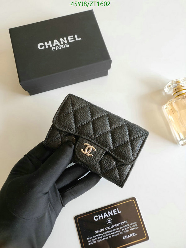 Chanel Bags ( 4A )-Wallet-,Code: ZT1602,$: 45USD