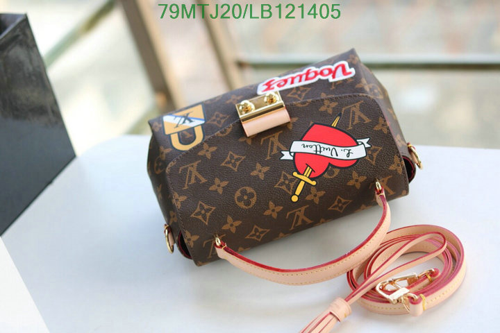 LV Bags-(4A)-Handbag Collection-,Code: LB121405,$: 79USD