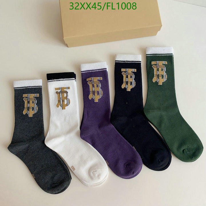 Sock-Burberry, Code: FL1008,$: 32USD