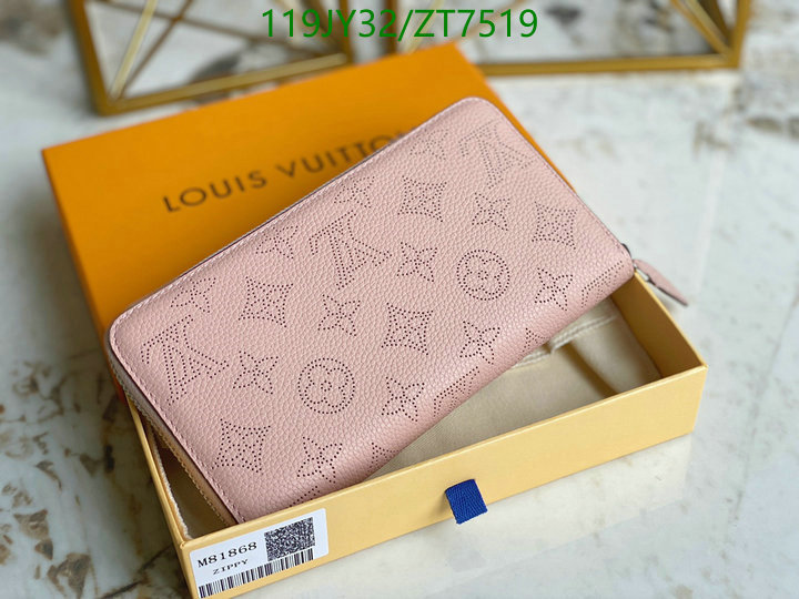 LV Bags-(Mirror)-Wallet-,Code: ZT7519,$: 119USD