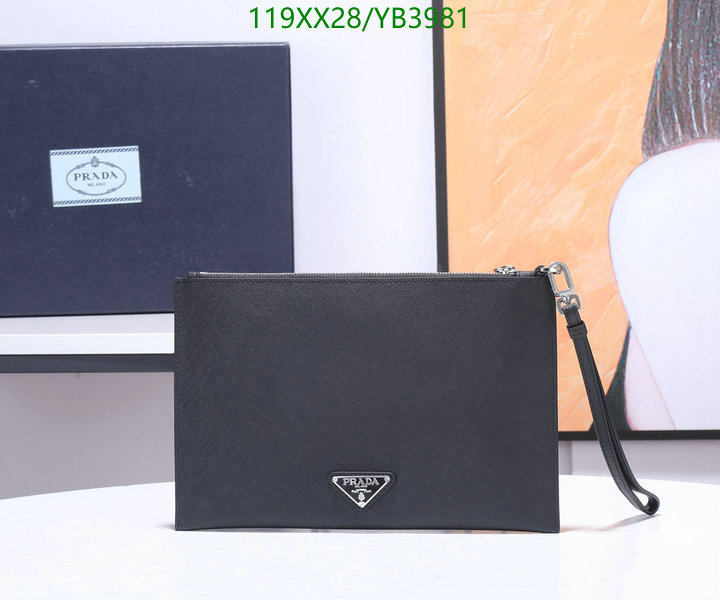 Prada Bag-(Mirror)-Clutch-,Code: YB3981,$: 119USD