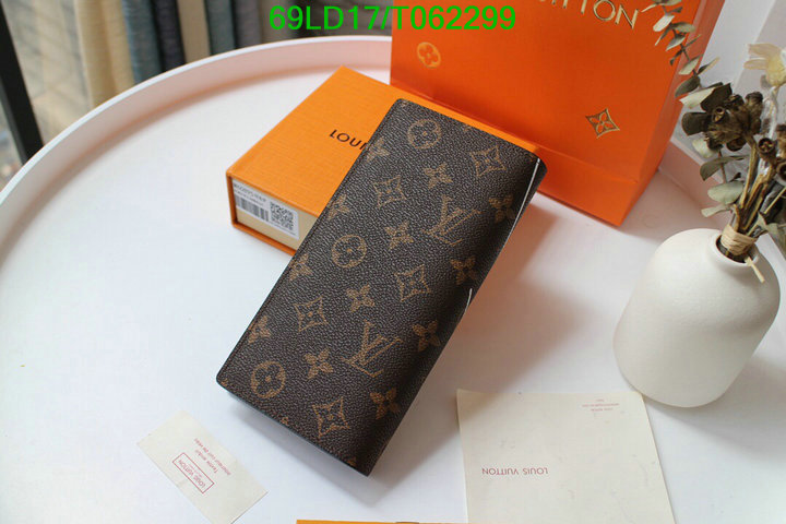 LV Bags-(Mirror)-Wallet-,Code: T062299,$: 69USD