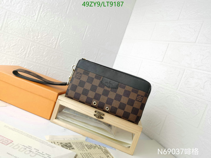 LV Bags-(4A)-Wallet-,Code: LT9187,$: 49USD