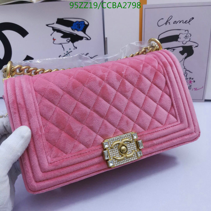 Chanel Bags ( 4A )-Le Boy,Code: CCBA2798,$: 95USD