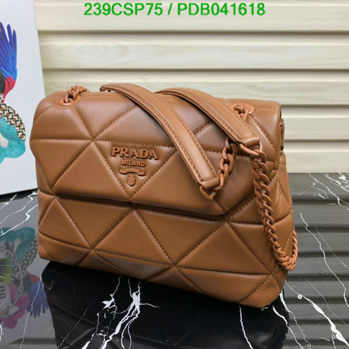 Prada Bag-(Mirror)-Diagonal-,Code: PDB041618,$: 239USD