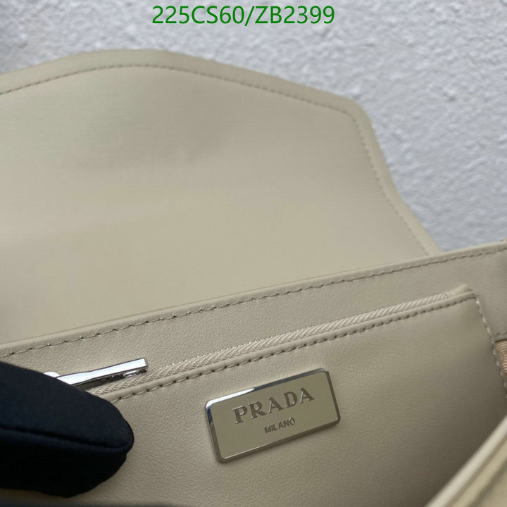 Prada Bag-(Mirror)-Diagonal-,Code: ZB2398,$: 225USD