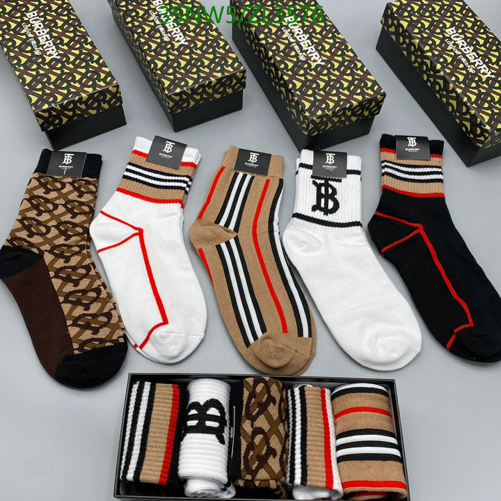 Sock-Burberry, Code: ZL3576,$: 35USD