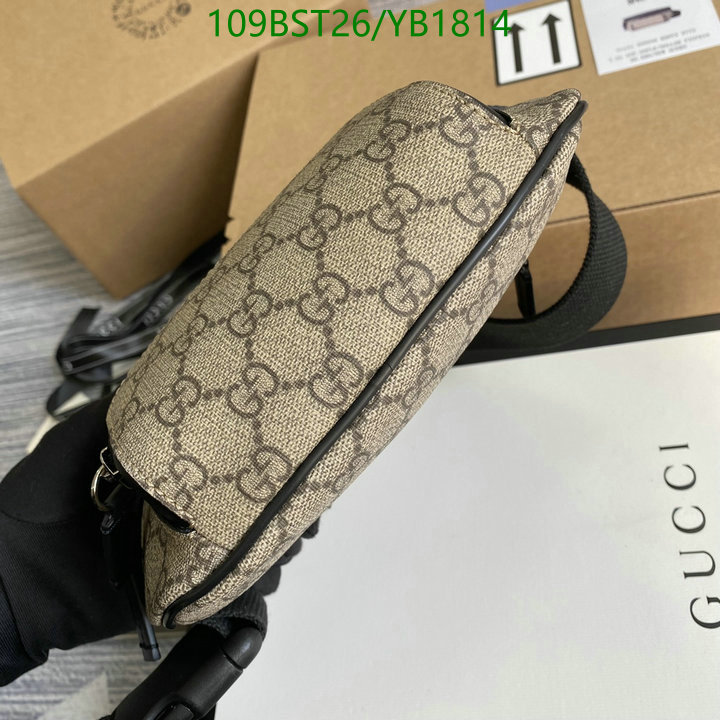 Gucci Bag-(Mirror)-Belt Bag-Chest Bag--,Code: YB1814,$: 109USD