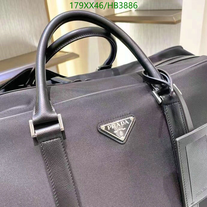 Prada Bag-(Mirror)-Handbag-,Code: HB3886,$: 179USD