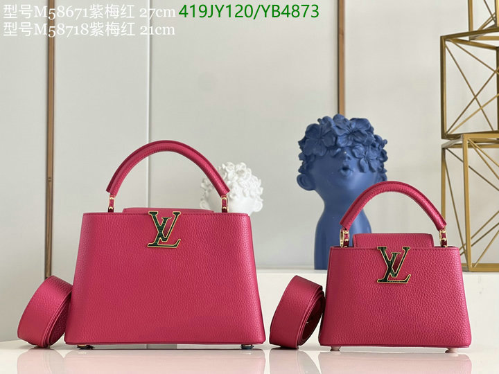 LV Bags-(Mirror)-Handbag-,Code: YB4873,