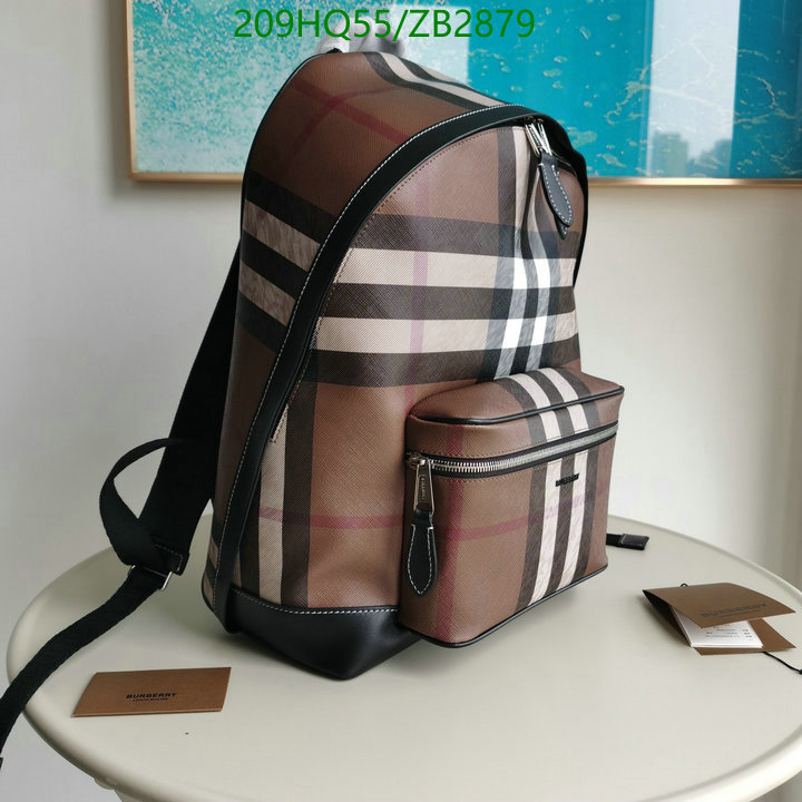 Burberry Bag-(Mirror)-Backpack-,Code: ZB2879,$: 209USD