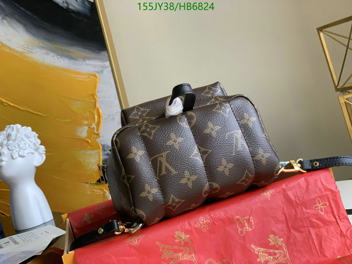 LV Bags-(Mirror)-Backpack-,Code: HB6824,$: 155USD