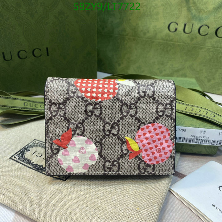 Gucci Bag-(4A)-Wallet-,Code: LT7722,$: 59USD