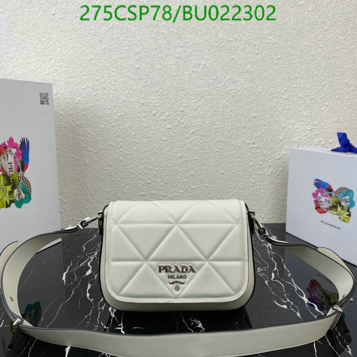 Prada Bag-(Mirror)-Diagonal-,Code: BU022302,$: 275USD