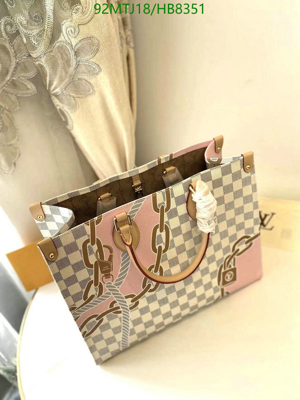 LV Bags-(4A)-Handbag Collection-,Code: HB8351,$: 92USD