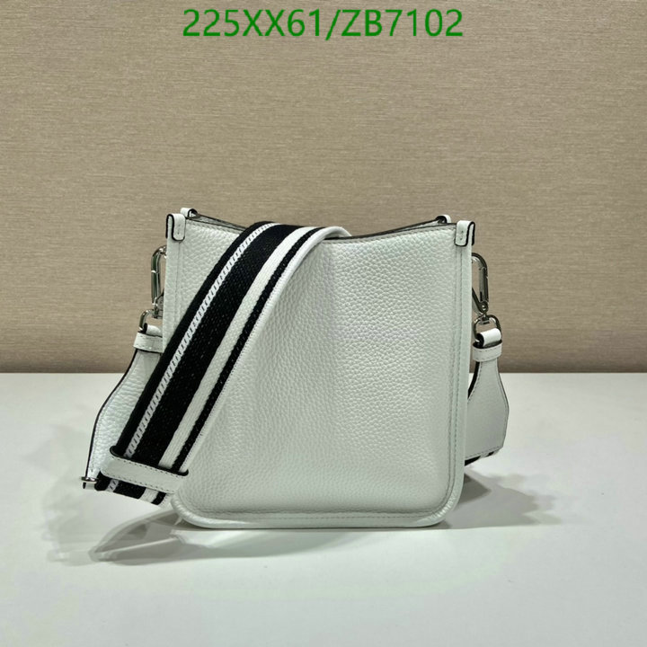 Prada Bag-(Mirror)-Diagonal-,Code: ZB7102,$: 225USD