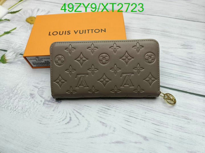 LV Bags-(4A)-Wallet-,Code: XT2723,$: 49USD