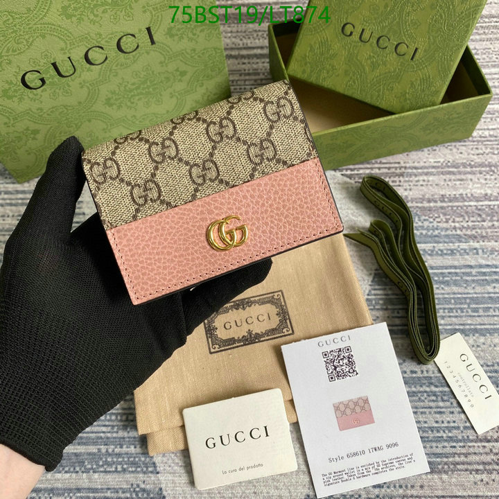 Gucci Bag-(Mirror)-Wallet-,Code: LTB874,$: 75USD