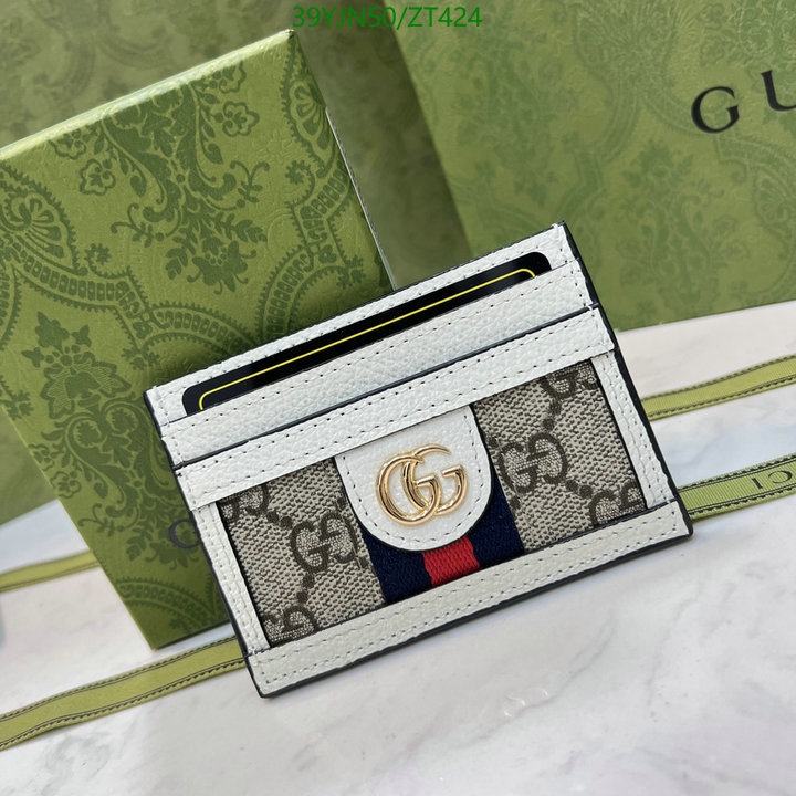 Gucci Bag-(4A)-Wallet-,Code: ZT424,$: 39USD