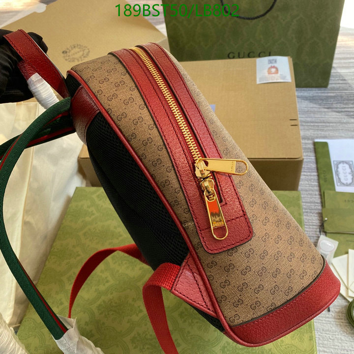 Gucci Bag-(Mirror)-Backpack-,Code: LB802,$: 189USD