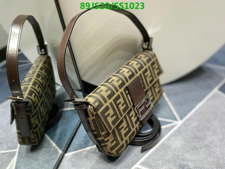 Fendi Bag-(Mirror)-Handbag-,Code: SS1023,