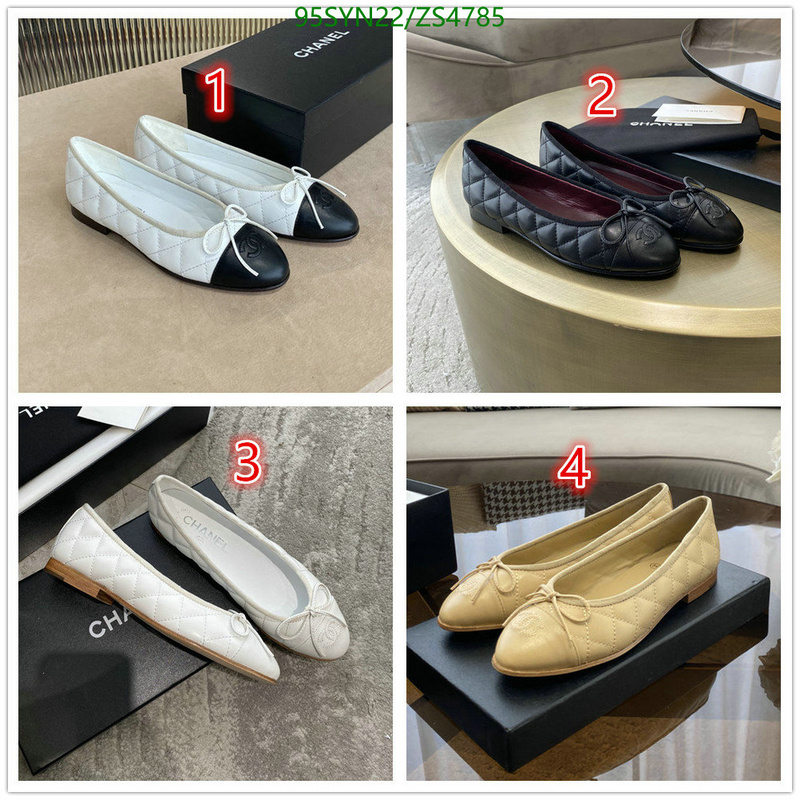 Chanel-Ballet Shoes,Code: ZS4785,$: 95USD
