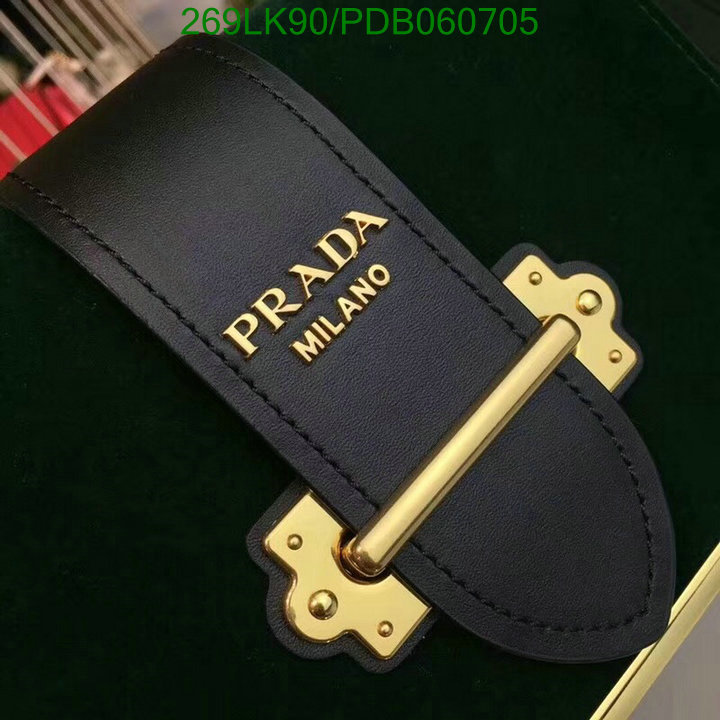 Prada Bag-(Mirror)-Diagonal-,Code: PDB060705,$: 269USD