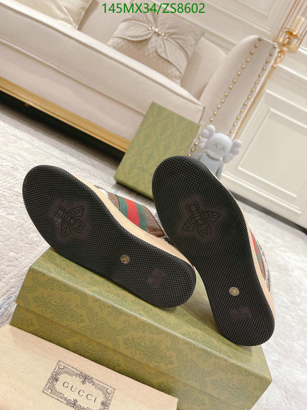 Men shoes-Gucci, Code: ZS8602,$: 145USD