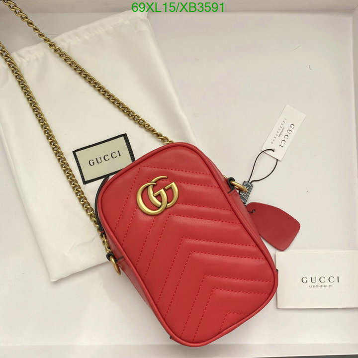 Gucci Bag-(4A)-Marmont,Code: XB3591,$: 69USD