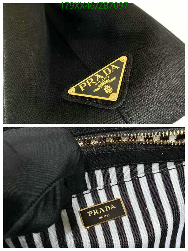 Prada Bag-(Mirror)-Handbag-,Code: ZB7097,$: 179USD