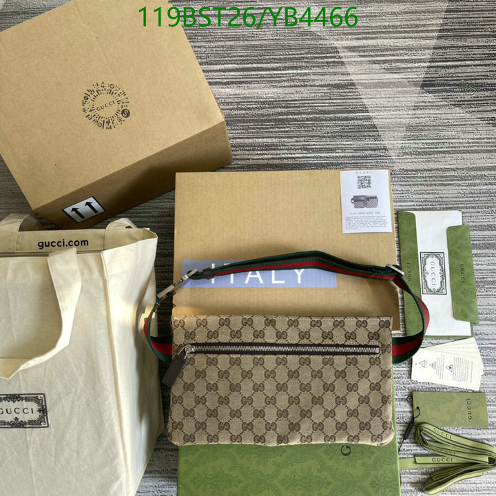 Gucci Bag-(Mirror)-Belt Bag-Chest Bag--,Code: YB4466,$: 119USD